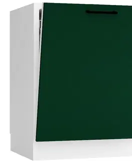 Dvierka a čelá zásuviek pre kuchynske skrinky Predná stena umývačky Max 60pz  zelená
