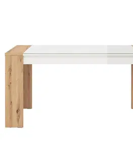 Jedálenské stoly Stôl Molise artisan/biely 11008226
