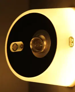 Nástenné svietidlá Carpyen LED svetlo Zoom bodové svetlá USB karbón čierna