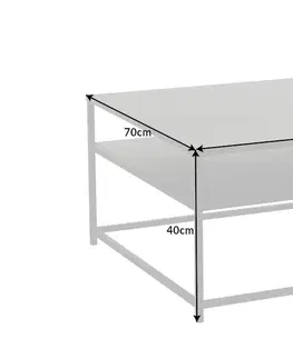 Konferenčné stolíky Konferenčný stolík CHARON Dekorhome 100x40x60 cm 