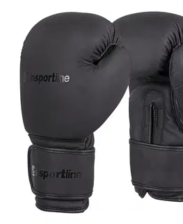 Boxerské rukavice Boxerské rukavice inSPORTline Kuero čierna - 14oz