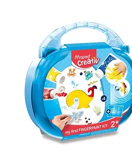 Hračky MAPED - Kreatívna sada CREATIV Early Age Prstové farby