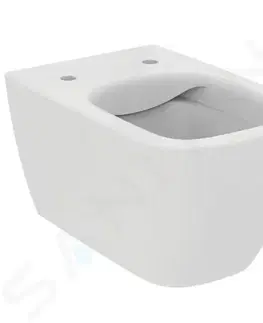 Záchody IDEAL STANDARD - i.Life B Závesné WC, zadný odpad, RimLS+, biela T461401