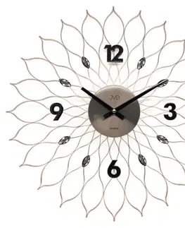 Hodiny Nástenné dekoračné hodiny JVD HT115.2, 49cm medená