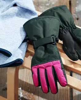 Gloves & Mittens Detské lyžiarske a zimné rukavice, ružové