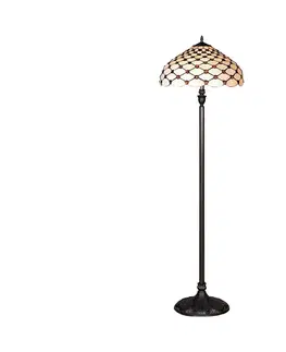 Lampy Prezent Prezent  - Stojacia lampa TIFFANY 2xE27/60W 