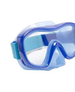 potápanie Súprava na šnorchlovanie 100 maska a šnorchel modrá