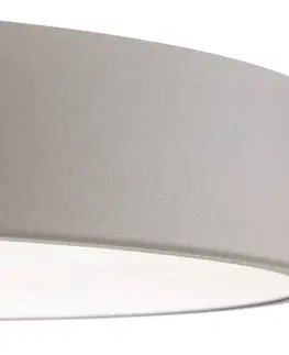 Stropné svietidlá s pohybovým senzorom TEMAR LIGHTING Stropné svietidlo Cleo 500, snímač, Ø 50 cm sivá