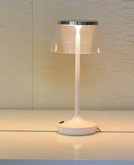 Stolové lampy Aluminor Aluminor La Petite Lampe stolná LED lampa, biela