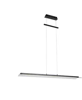 Zavesne lampy Moderne hanglamp zwart 125 cm dimbaar - Boone