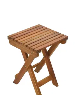 Stolčeky DEOKORK Záhradný stolík - stolička odkladací GEORGIA