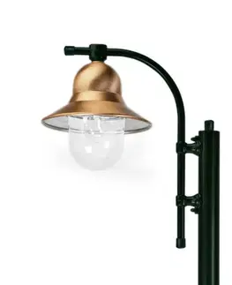 Verejné osvetlenie K.S. Verlichting 1-svetelné stĺpikové svietidlo Toscane 240 cm, zelené