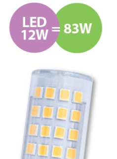 Žiarovky LED žiarovka SANDY LED G9 S3141 12W teplá biela