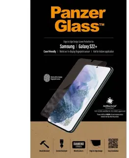 Ochranné fólie pre mobilné telefóny Ochranné sklo PanzerGlass Case Friendly AB for Samsung Galaxy S22 Plus 7294