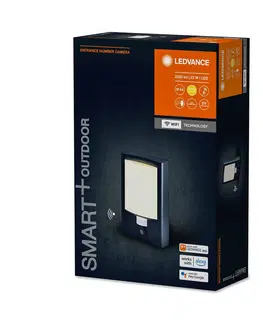 SmartHome vonkajšie svietidlá nástenné LEDVANCE SMART+ LEDVANCE SMART+ WiFi Entrance Number Camera stena