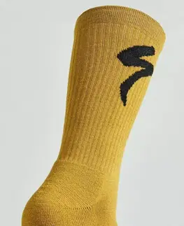 Pánske ponožky Specialized Merino Midweight Tall Logo Socks L
