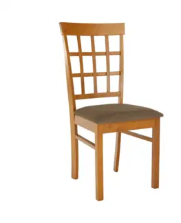 Stoličky Stolička, čerešňa/béžovohnedá, GRID NEW