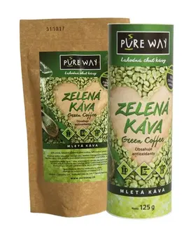 Spaľovače tukov Zelená káva Pure Way - Nutrend 200 g sáčok