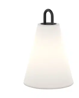 Vonkajšie dekoratívne svietidlá Wever & Ducré Lighting WEVER & DUCRÉ Costa 1.0 LED dekoratívna lampa opál/čierna