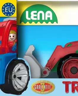 Hračky - dopravné stroje a traktory LENA - Truxx Traktor v okrasnej Krabici