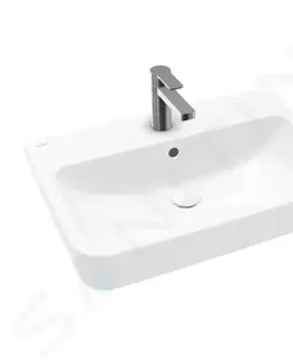 Kúpeľňa VILLEROY & BOCH - O.novo Umývadlo 650x460 mm, s prepadom, otvor na batériu, alpská biela 4A416501