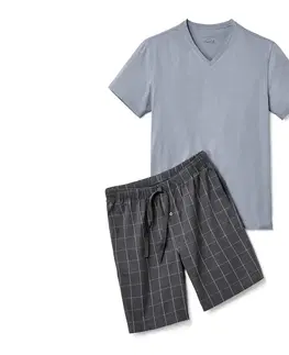 Pajamas Krátke pyžamo s tkanými nohavicami