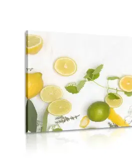 Obrazy jedlá a nápoje Obraz mix citrusových plodov