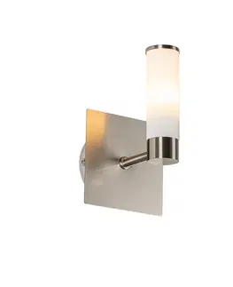 Nastenne lampy Moderné kúpeľňové nástenné svietidlo oceľ IP44 - Vaňa