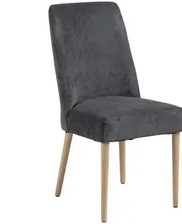 Plastové stoličky Stolička anthracite 2 ks
