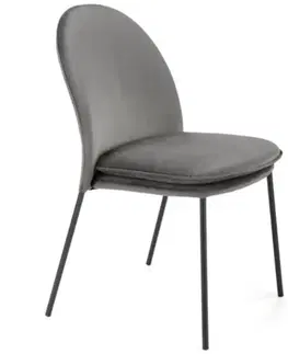 Čalúnené stoličky Stolička W165 šedá