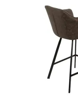 Barové stoličky LuxD Dizajnová barová stolička Giuliana, taupe