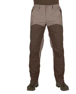 mikiny Poľovnícke nohavice Renfort nepremokavé zosilnené hnedé520