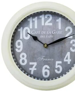 Hodiny Nástenné hodiny, Flor0018, Café De La Gare, 27cm