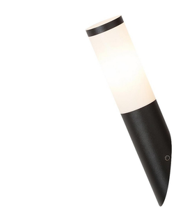 Záhradné lampy Rabalux Rabalux 8145 - Vonkajšie nástenné svietidlo BLACK TORCH 1xE27/25W/230V IP44 