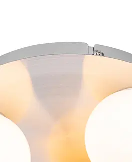Vonkajsie stropne svietidla Moderné kúpeľňové stropné svietidlo oceľové 3-svetlové - Cederic