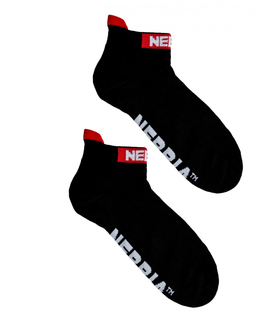 Pánske ponožky Členkové ponožky Nebbia "SMASH IT" 102 Black - 43-46