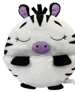 Plyšové hračky TM TOYS - Happy Nappers Spacáčik Zaspávačik 168cm Zebra