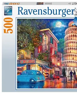 Hračky puzzle RAVENSBURGER - Uličky v pise 500 dielikov