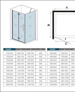Sprchovacie kúty H K - Obdĺžnikový sprchovací kút MELODY 120x80 cm sa zalamovacím dverami SE-MELODYB812080