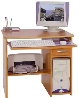 Kancelárske, písacie a PC stoly ARTBm PC stolík MEDIUM Farba: craft zlatý