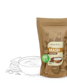 Ketodiéta Protein & Co. Keto mash - proteínová diétna kaša Váha: 600 g, PRÍCHUŤ: Vanilka