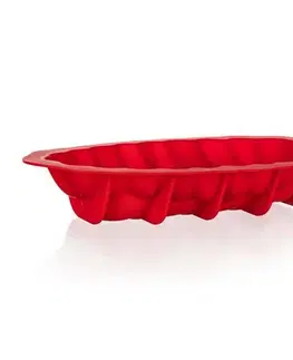Formy na pečenie Banquet Silikónová forma na vianočku Culinaria Red, 41 x 20 x 7 cm