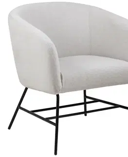 Plastové stoličky Kreslo light grey