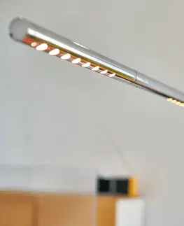 Závesné svietidlá TECNOLUMEN Závesné svietidlo TECNOLUMEN LUM L, 135 cm, chróm