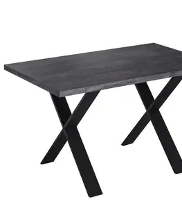 Jedálenské stoly Jedálenský stôl X-210 Betón tmavý