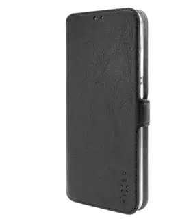 Puzdrá na mobilné telefóny Knižkové puzdro FIXED Topic pre Xiaomi Redmi 10C, čierna FIXTOP-907-BK