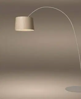 Stojacie lampy Foscarini Foscarini Twiggy Wood stojaca LED lampa greige