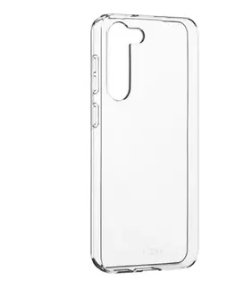 Puzdrá na mobilné telefóny Gélový zadný kryt FIXED TPU Slim AntiUV pre Samsung Galaxy S23 Plus, transparentná FIXTCCA-1041