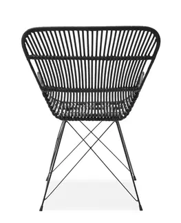 Jedálenské stoličky HALMAR K335 jedálenské kreslo čierna