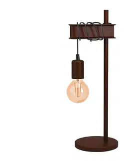 Lampy Eglo Eglo 43525 - Stolná lampa TOWNSHEND 1xE27/10W/230V 